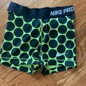 Neon Nike shorts